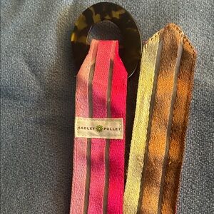 Hadley Pollet Women's Pink and Brown Belt